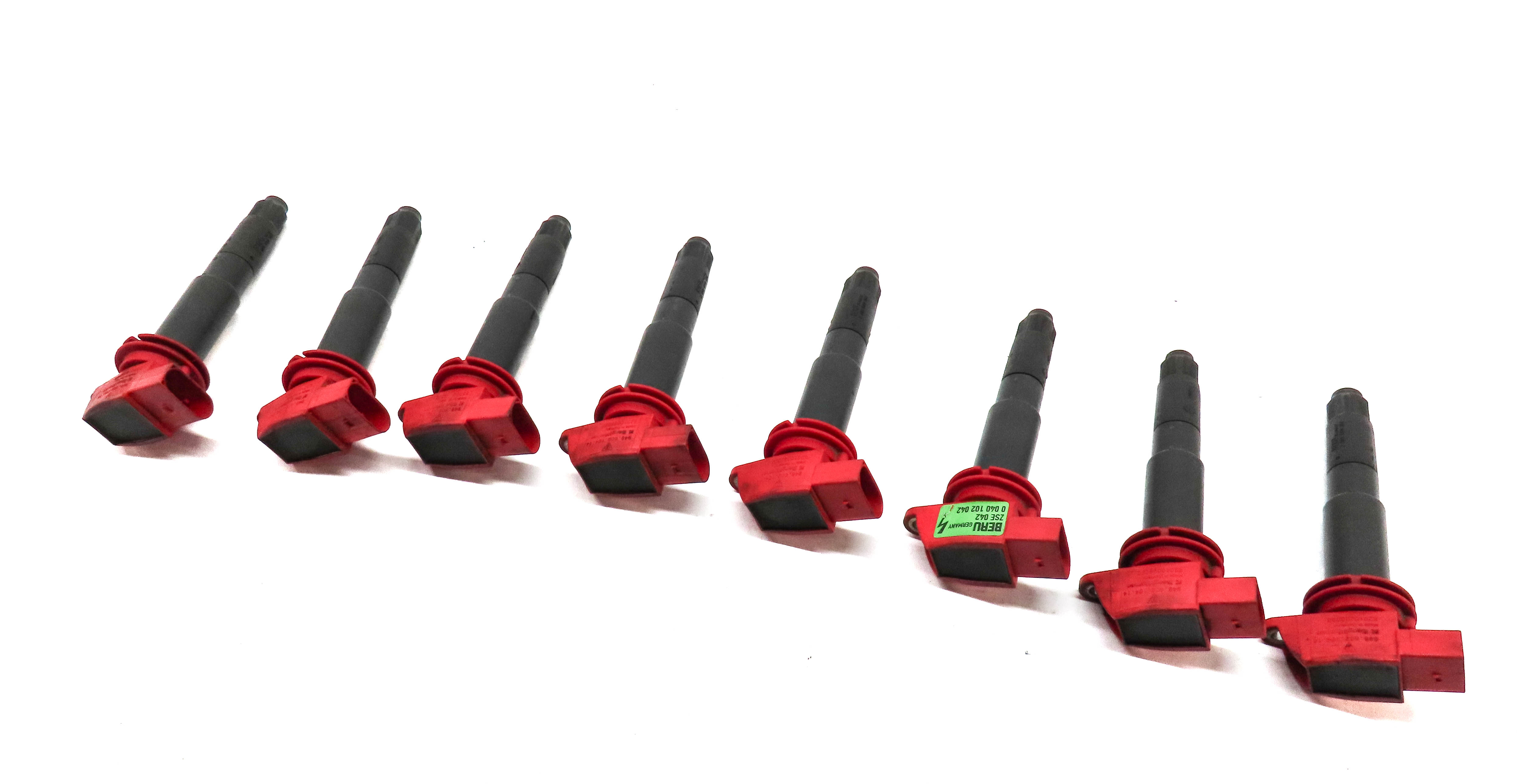 2010-2018 PORSCHE CAYENNE PANAMERA (958 970) 4.8L V8 ENGINE IGNITION COIL SET 8 — exact item pictured
